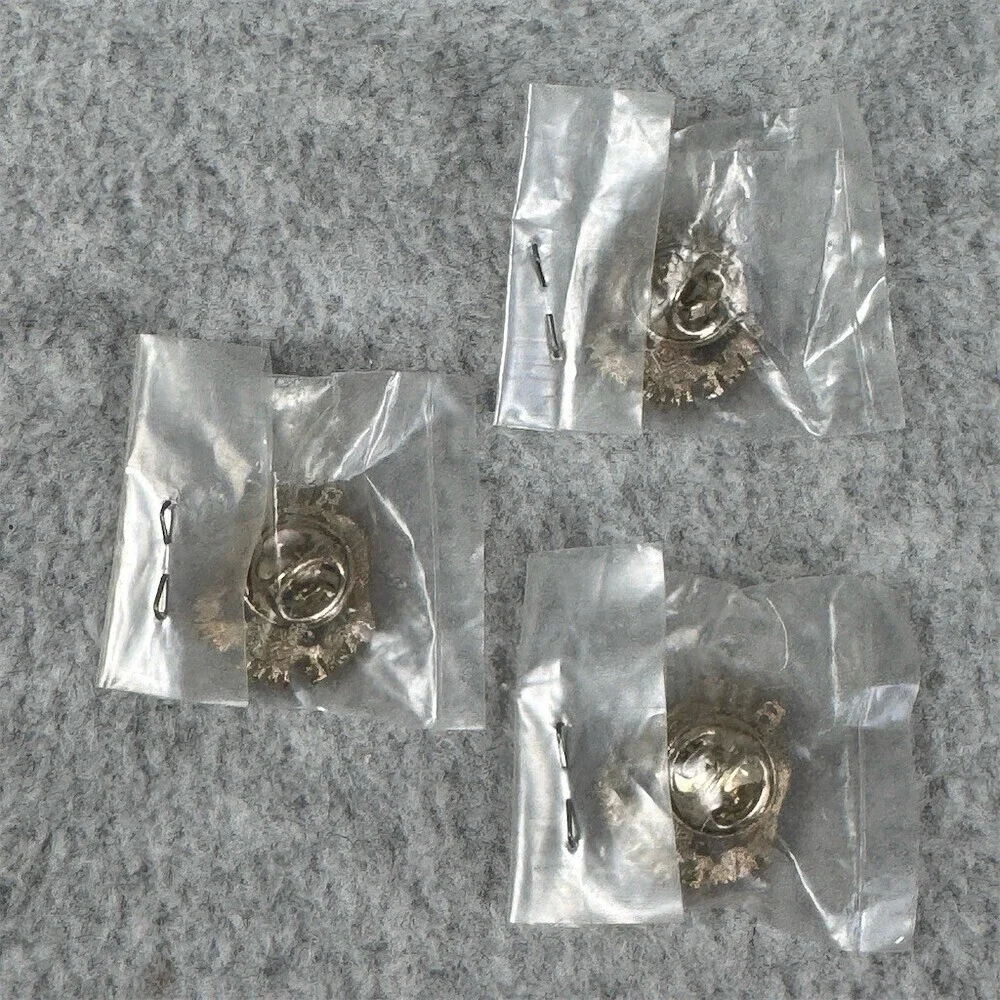 Kirks Folly Vintage Buy American Bald Eagle Lapel Hat Pin Lot of 3